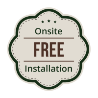 onsite free installation badge